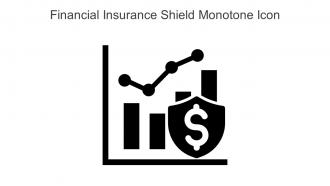 Financial Insurance Shield Monotone Icon In Powerpoint Pptx Png And Editable Eps Format