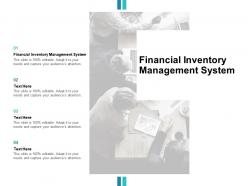 Financial inventory management system ppt powerpoint presentation file cpb