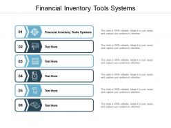 Financial inventory tools systems ppt powerpoint presentation gallery deck cpb