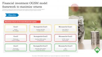 Financial Investment OGSM Model Framework To Maximize Returns