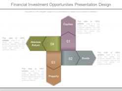 Financial investment opportunities presentation design