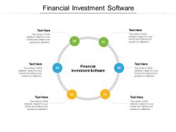 Financial investment software ppt powerpoint presentation professional graphics design cpb