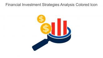 Financial Investment Strategies Analysis Colored Icon In Powerpoint Pptx Png And Editable Eps Format