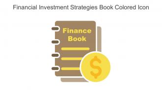 Financial Investment Strategies Book Colored Icon In Powerpoint Pptx Png And Editable Eps Format