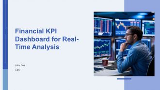 Financial KPI Dashboard For Real Time Analysis PPT Outline AT