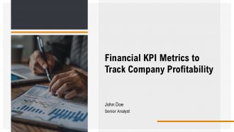 Financial KPI Metrics To Track Company Profitability PPT Mockup AT