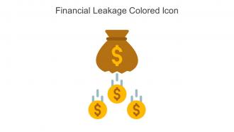 Financial Leakage Colored Icon In Powerpoint Pptx Png And Editable Eps Format