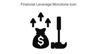 Financial Leverage Monotone Icon In Powerpoint Pptx Png And Editable Eps Format