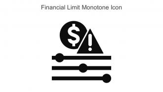 Financial Limit Monotone Icon In Powerpoint Pptx Png And Editable Eps Format