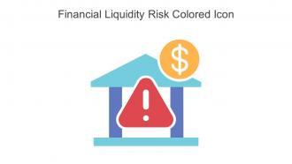 Financial Liquidity Risk Colored Icon In Powerpoint Pptx Png And Editable Eps Format