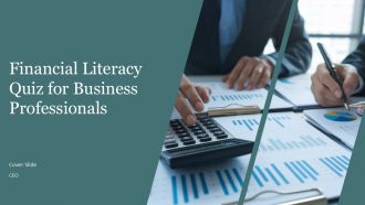 Financial Literacy Quiz For Business Professionals PPT Structure AT