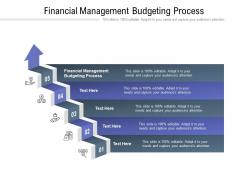 Financial management budgeting process ppt powerpoint presentation layouts outfit cpb