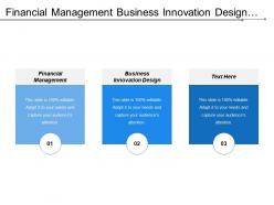 Financial management business innovation design service excellence technology innovation