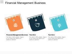 Financial management business ppt powerpoint presentation model example cpb