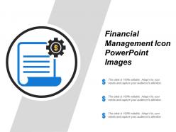 Financial management icon powerpoint images