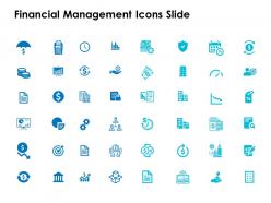 Financial management icons slide ppt powerpoint presentation file diagrams