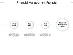 Financial management projects ppt powerpoint presentation model samples cpb