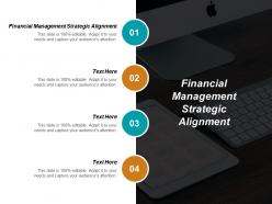 Financial management strategic alignment ppt powerpoint presentation infographics examples cpb