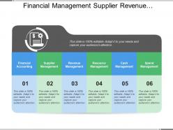Financial management supplier revenue resource cash spend
