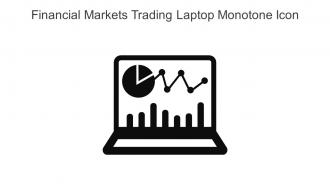 Financial Markets Trading Laptop Monotone Icon In Powerpoint Pptx Png And Editable Eps Format