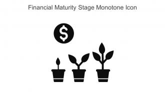 Financial Maturity Stage Monotone Icon In Powerpoint Pptx Png And Editable Eps Format