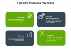 Financial measures marketing ppt powerpoint presentation icon topics cpb