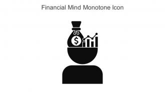 Financial Mind Monotone Icon In Powerpoint Pptx Png And Editable Eps Format
