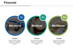 Financial minimum maximum ppt slides graphic images