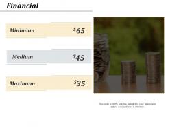Financial minimum medium c394 ppt powerpoint presentation styles example