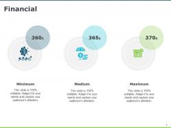 Financial minimum medium maximum d63 ppt powerpoint presentation infographics diagrams