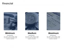 Financial minimum medium maximum f46 ppt powerpoint presentation styles gridlines