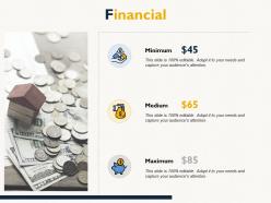 Financial minimum medium ppt powerpoint presentation infographics good
