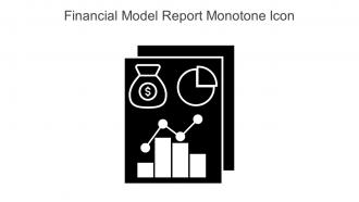Financial Model Report Monotone Icon In Powerpoint Pptx Png And Editable Eps Format