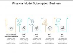 Financial model subscription business ppt powerpoint presentation pictures slide cpb