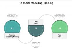 Financial modelling training ppt powerpoint presentation model show cpb