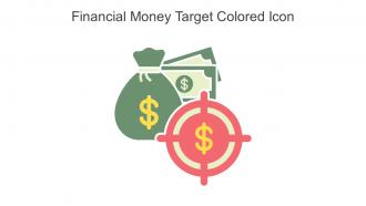 Financial Money Target Colored Icon In Powerpoint Pptx Png And Editable Eps Format