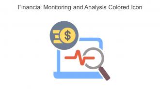 Financial Monitoring And Analysis Colored Icon In Powerpoint Pptx Png And Editable Eps Format