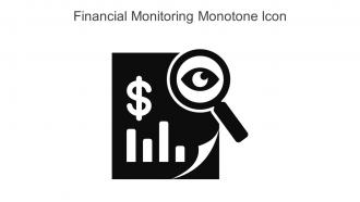 Financial Monitoring Monotone Icon In Powerpoint Pptx Png And Editable Eps Format