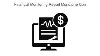 Financial Monitoring Report Monotone Icon In Powerpoint Pptx Png And Editable Eps Format