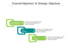 Financial objectives vs strategic objectives ppt powerpoint presentation styles examples cpb