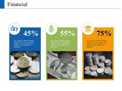 Financial obstacles and solutions ppt slides samples