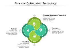 Financial optimization technology ppt powerpoint presentation model themes cpb