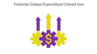Financial Outlays Expenditure Colored Icon In Powerpoint Pptx Png And Editable Eps Format