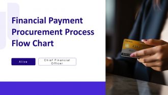 Financial Payment Procurement Process Flow Chart PPT Guidelines AT
