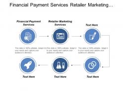 Financial payment services retailer marketing services sales marketing solution cpb