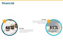 Financial percentage ppt powerpoint presentation layouts graphics example