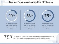 Financial performance analysis data ppt images