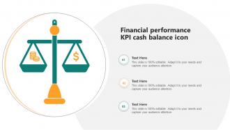 Financial Performance KPI Cash Balance Icon