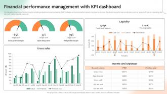 Financial Performance Management With KPI Optimizing Business Processes With ERP System