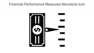 Financial Performance Measures Monotone Icon In Powerpoint Pptx Png And Editable Eps Format
